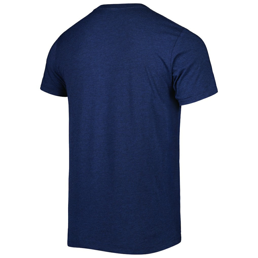 New England Patriots Homage Victory Monday Tri-Blend T-Shirt Navy