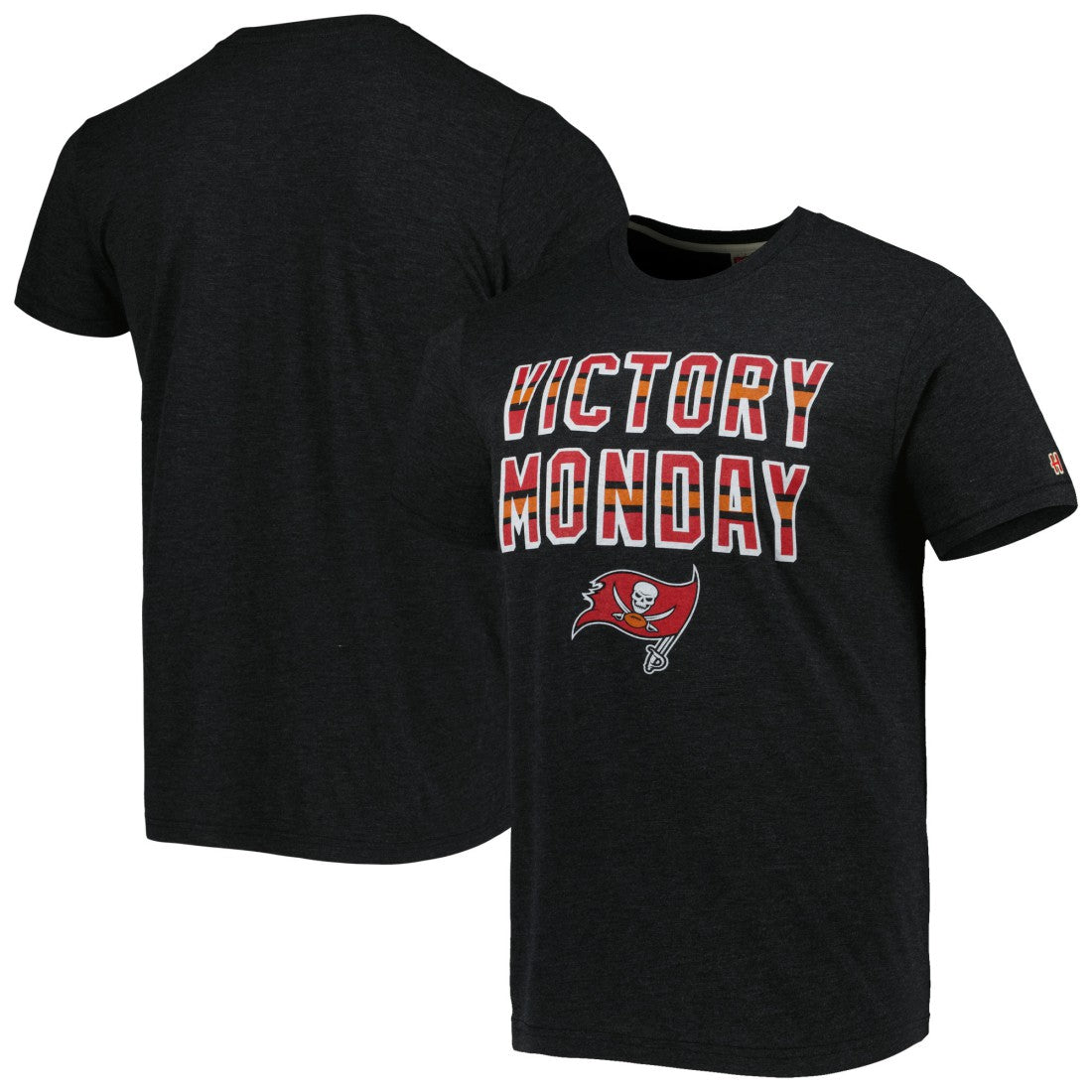 Tampa Bay Buccaneers Homage Victory Monday Tri-Blend T-Shirt Black