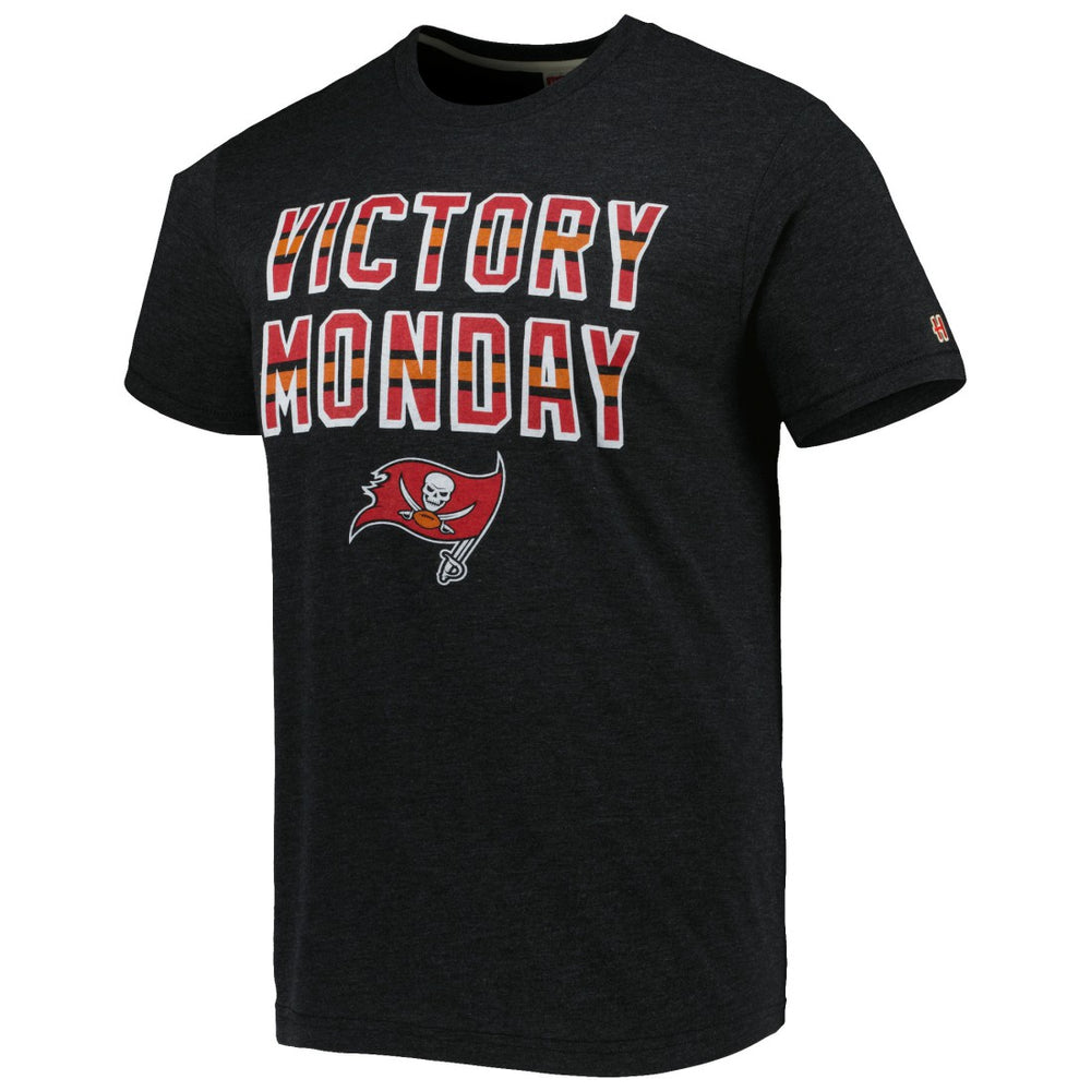 Tampa Bay Buccaneers Homage Victory Monday Tri-Blend T-Shirt Black