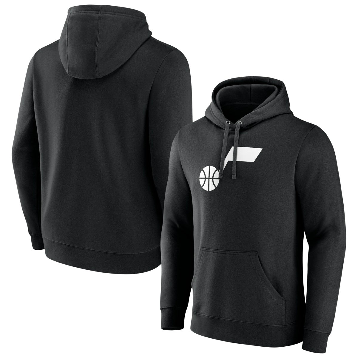 Utah Jazz Primary Logo Pullover Hoodie Black