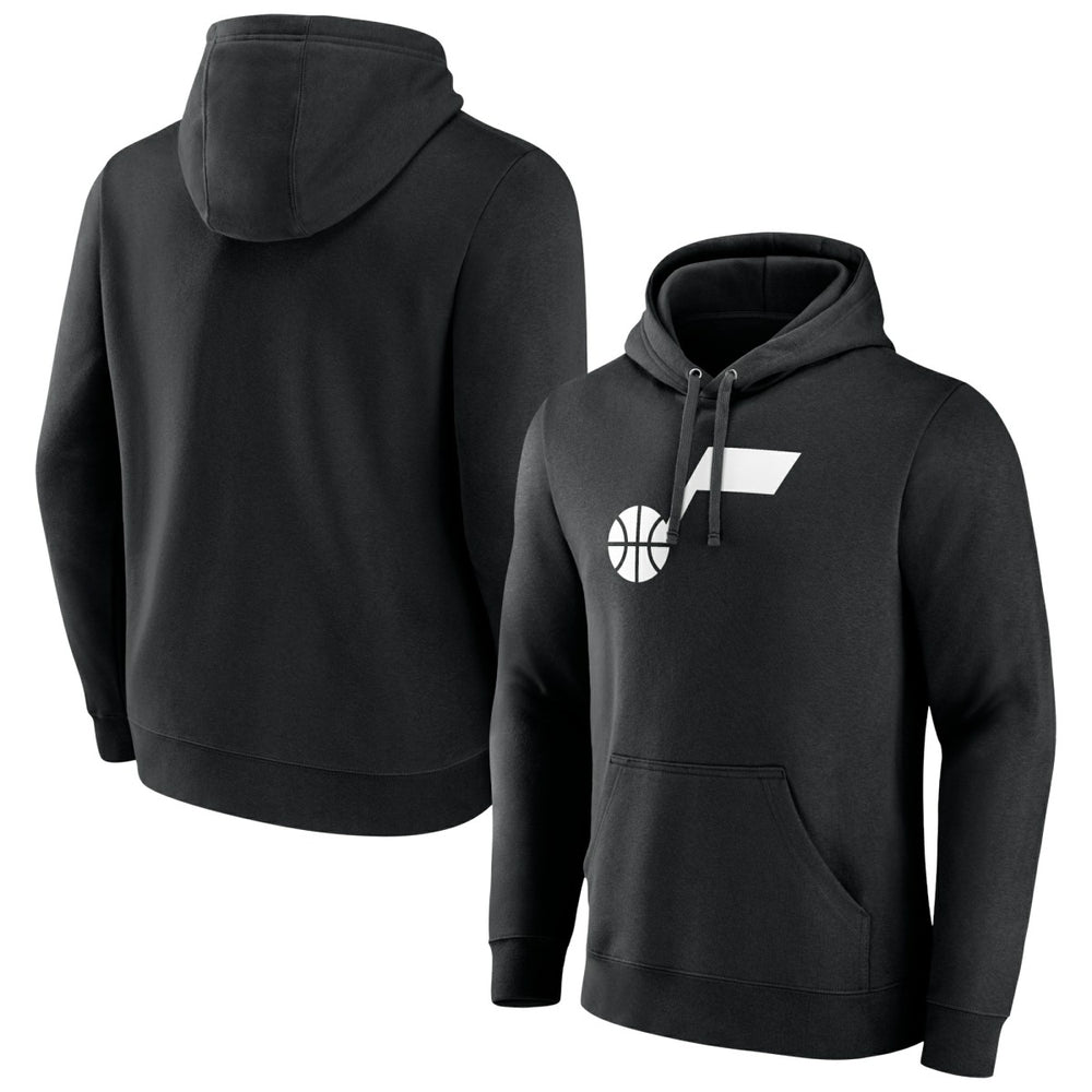 Utah Jazz Primary Logo Pullover Hoodie Black