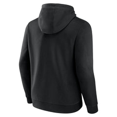 Utah Jazz Wordmark Team Logo Pullover Hoodie Black