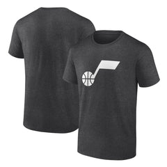 Utah Jazz Primary Logo T-Shirt Charcoal