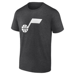 Utah Jazz Primary Logo T-Shirt Charcoal