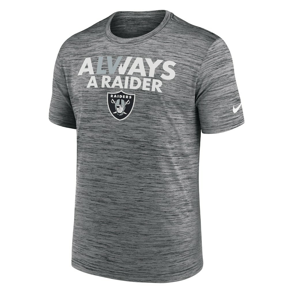 Nike Las Vegas Raiders Local Velocity T-Shirt Anthracite