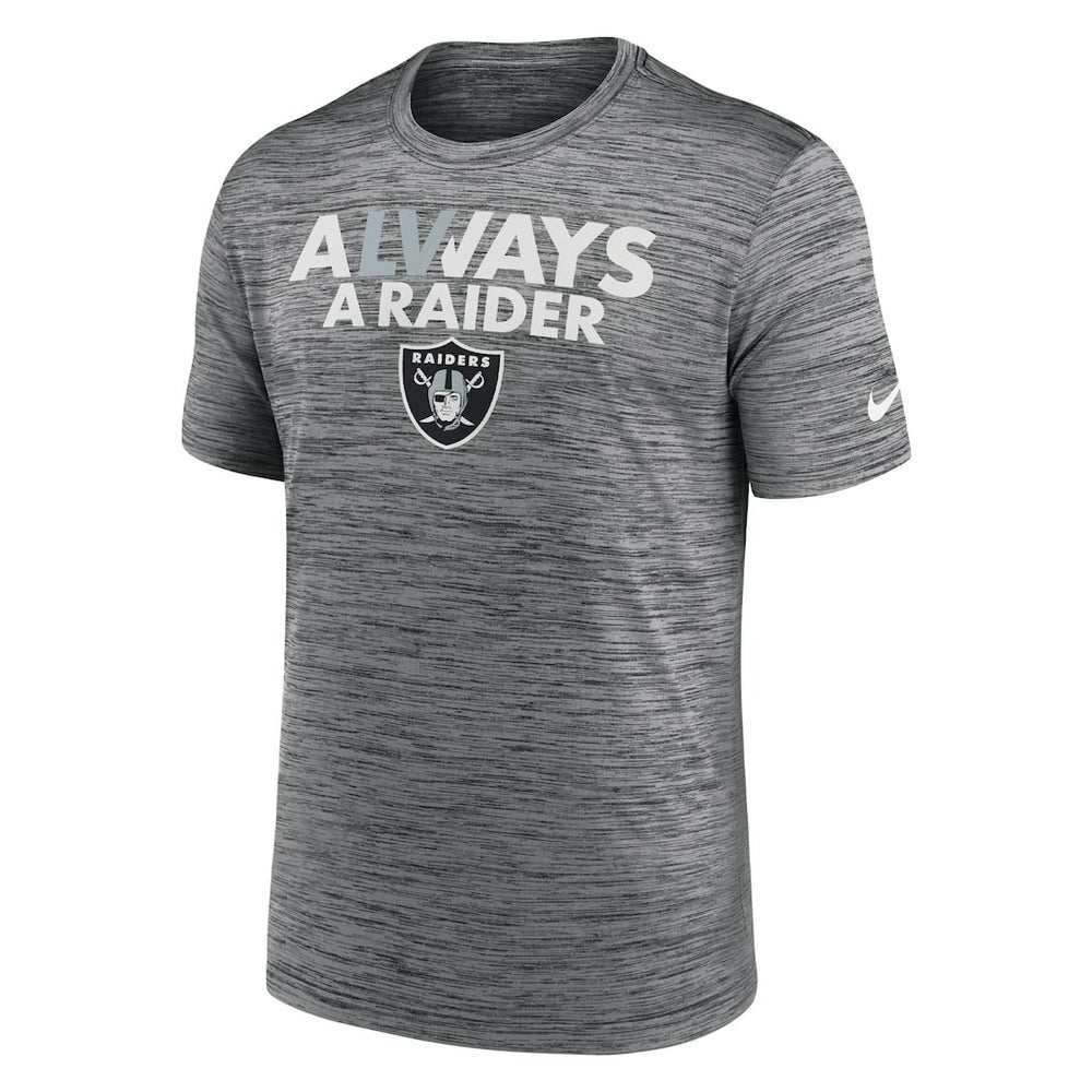 Nike Las Vegas Raiders Local Velocity T-Shirt Anthracite