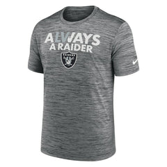 Nike Las Vegas Raiders Local Velocity T-Shirt Anthracite