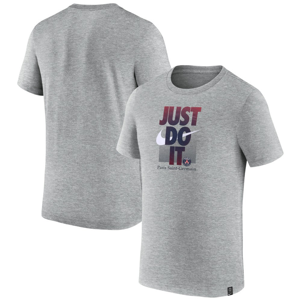 Paris Saint-Germain Just Do It T-Shirt Gray - Nike