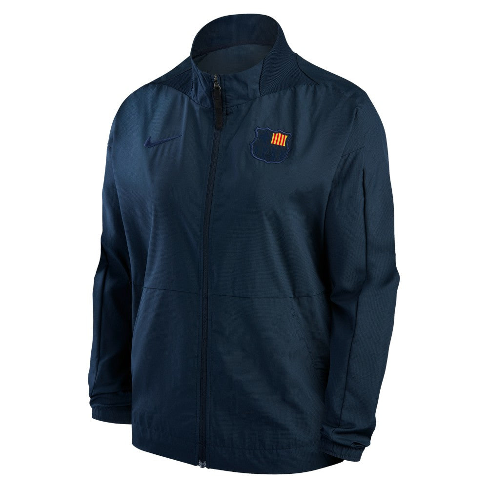 Barcelona Women's Team Anthem Raglan Performance Full-Zip Jacket Blue - Nike outlet