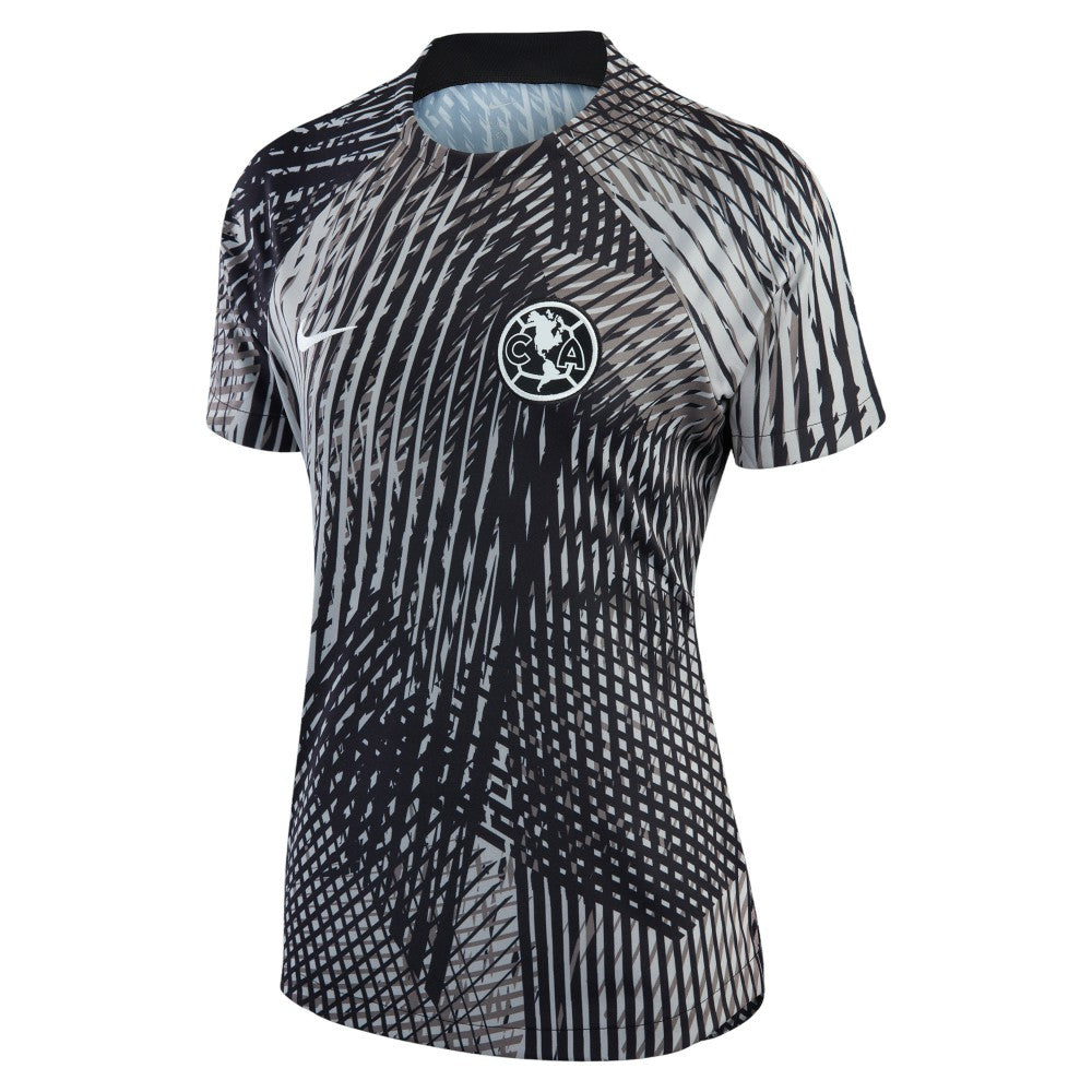 Club America Women's 2022/23 Pre-Match Raglan Performance Top Black - Nike outlet