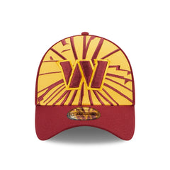 Washington Commanders New Era Shattered 39THIRTY Flex Hat Gold/Burgundy
