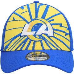 Los Angeles Rams New Era Shattered 39THIRTY Flex Hat Gold/Royal
