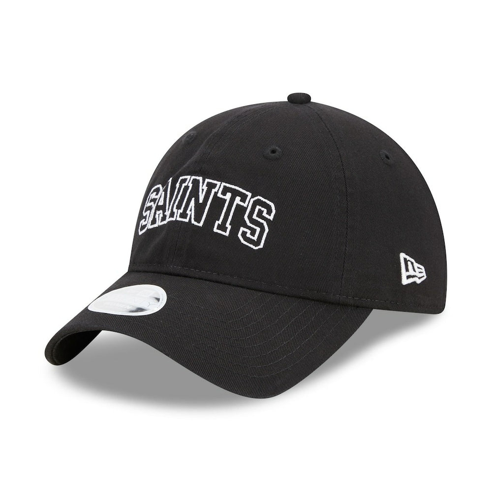 New Orleans Saints New Era Women's Collegiate 9TWENTY Adjustable Hat Black