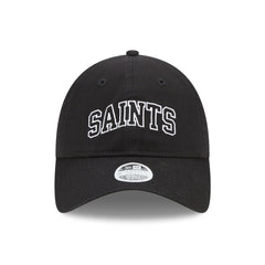 New Orleans Saints New Era Women's Collegiate 9TWENTY Adjustable Hat Black
