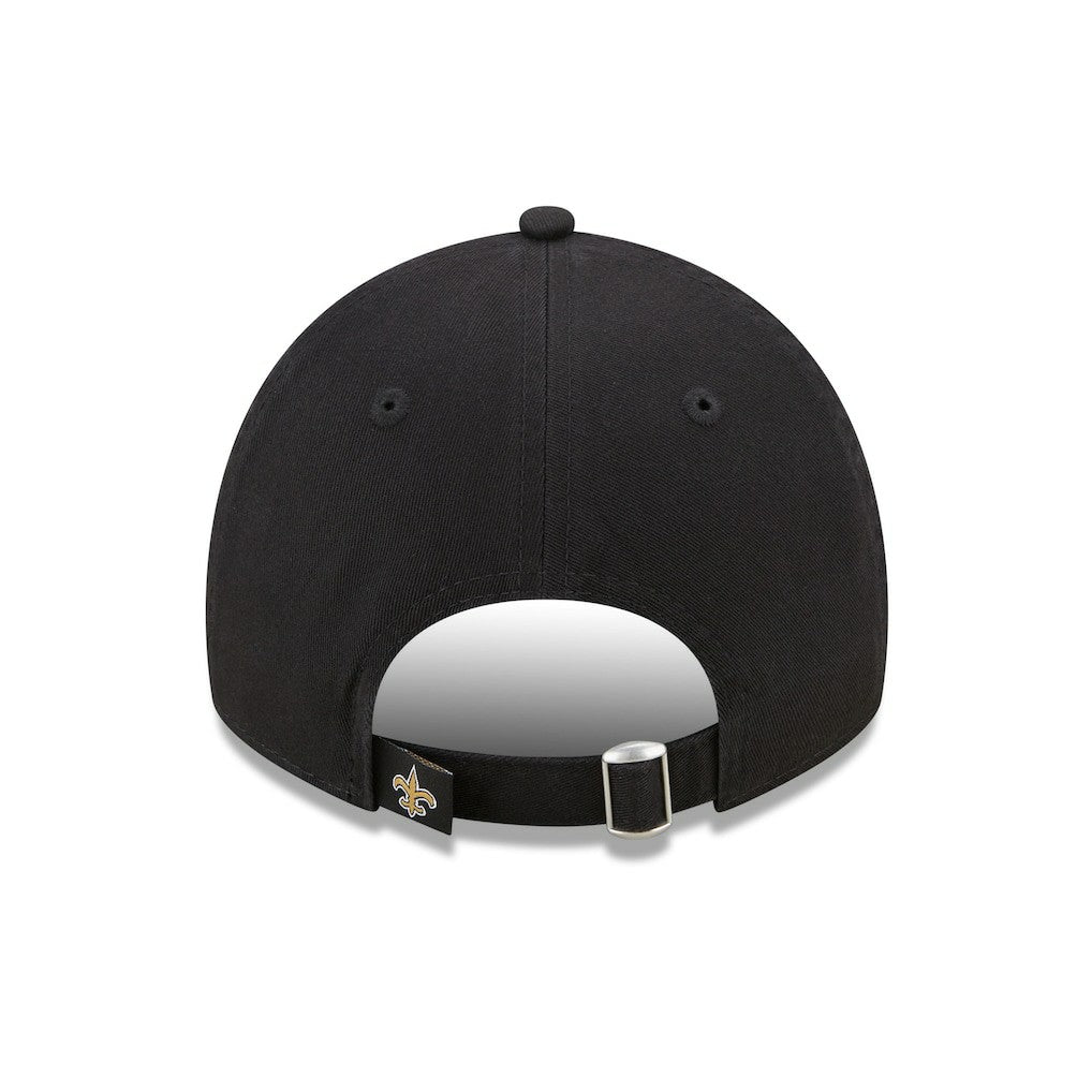 New Orleans Saints New Era Women's Collegiate 9TWENTY Adjustable Hat Black