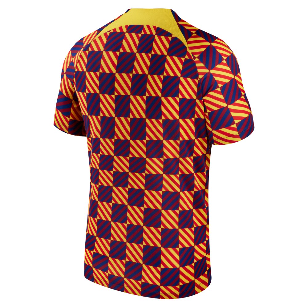 Barcelona 2023/24 Pre-Match Performance Top Yellow - Nike