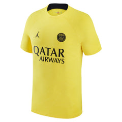 Paris Saint-Germain Jordan Brand 2022/23 Pre-Match Top Yellow - Jordan