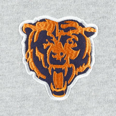 Chicago Bears Big & Tall Fleece Raglan Full-Zip Hoodie Jacket Heather Gray
