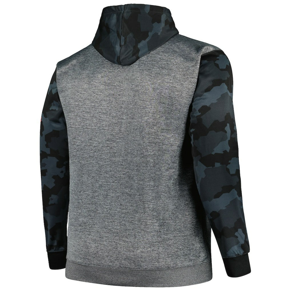 Fanatics Cleveland Browns Big & Tall Camo Pullover Hoodie Heather Charcoal