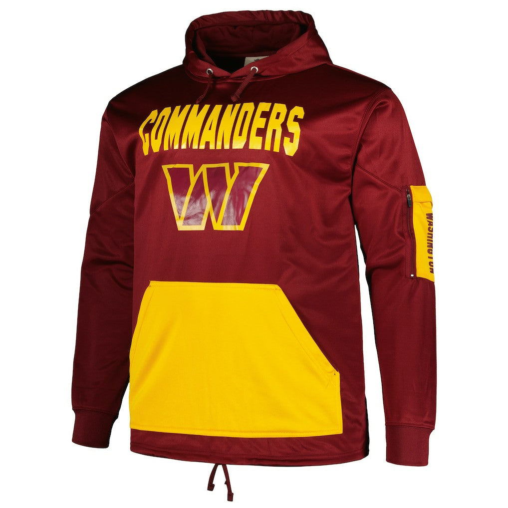 Fanatics Washington Commanders Big & Tall Pullover Hoodie Burgundy