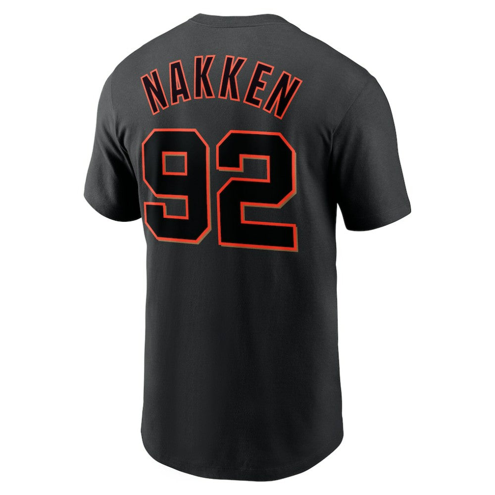 Alyssa Nakken San Francisco Giants Nike Name & Number T-Shirt - Black - Nike Sale