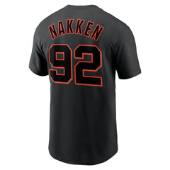 Alyssa Nakken San Francisco Giants Nike Name & Number T-Shirt - Black - Nike Sale
