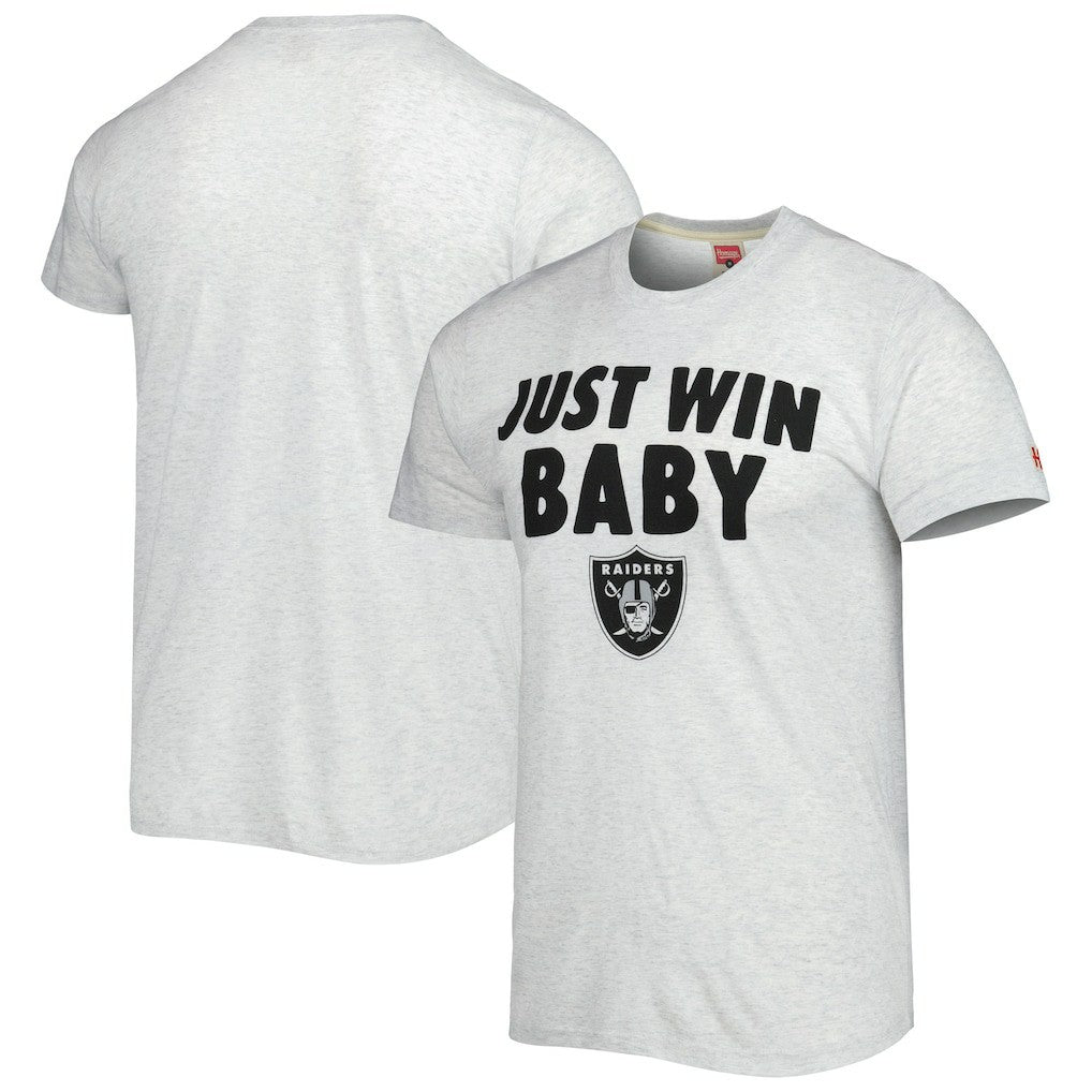 Las Vegas Raiders Homage Hyper Local Tri-Blend T-Shirt Ash