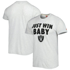Las Vegas Raiders Homage Hyper Local Tri-Blend T-Shirt Ash