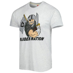 Las Vegas Raiders Homage Hyper Local Tri-Blend T-Shirt Ash
