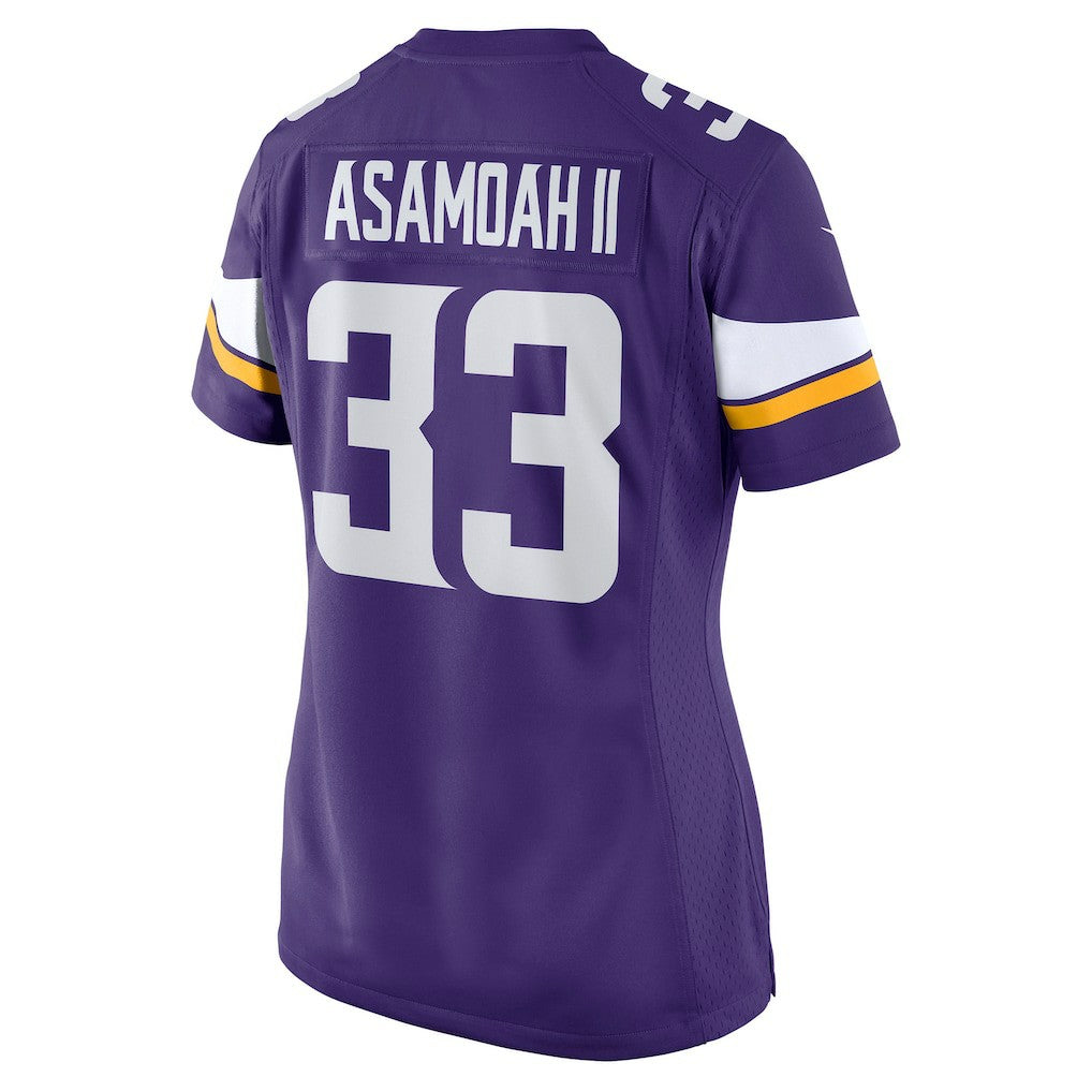 Nike Brian Asamoah Minnesota Vikings Women's Player Game Jersey Purple