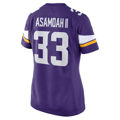 Nike Brian Asamoah Minnesota Vikings Women's Player Game Jersey Purple