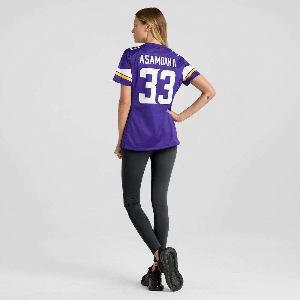 Nike Brian Asamoah Minnesota Vikings Women's Player Game Jersey Purple