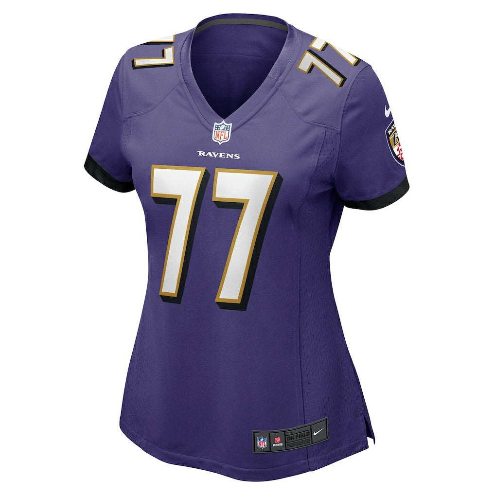 Nike Daniel Faalele Baltimore Ravens Women's Player Game Jersey Purple