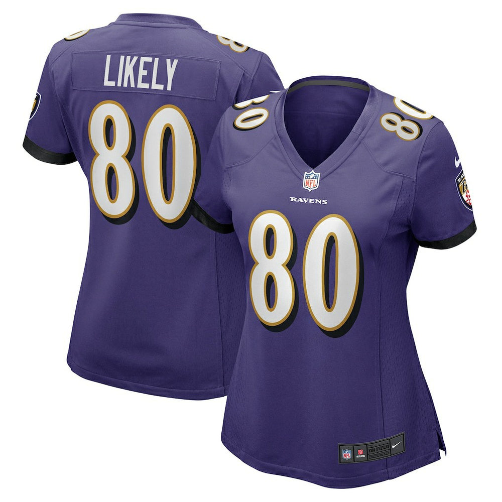 Nike Isaiah Likely Baltimore Ravens Women's Player Game Jersey Purple