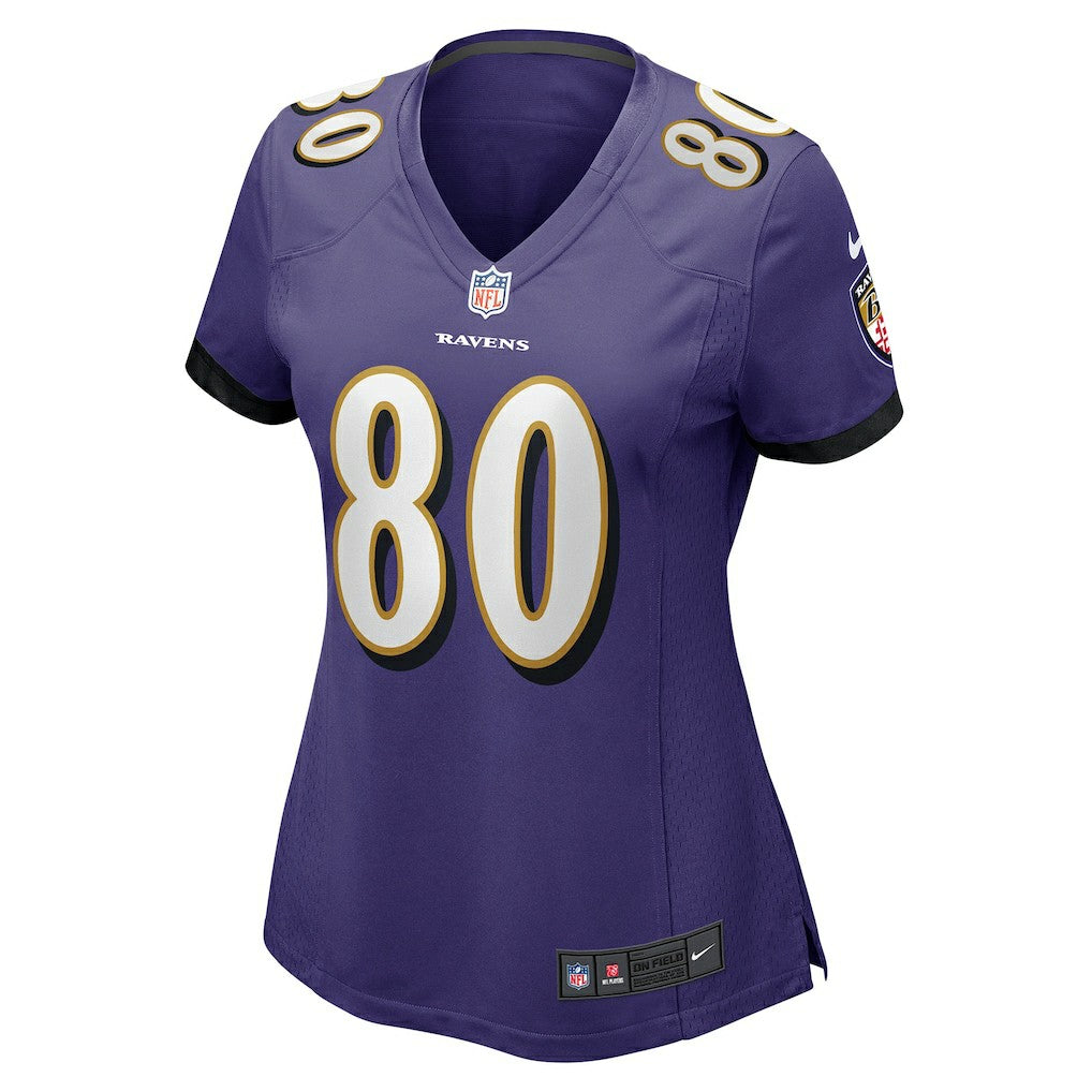 Nike Isaiah Likely Baltimore Ravens Women's Player Game Jersey Purple