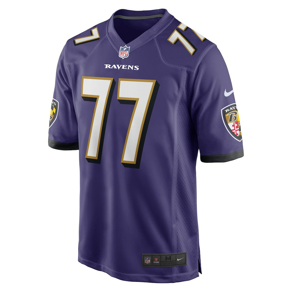Nike Daniel Faalele Baltimore Ravens Player Game Jersey Purple