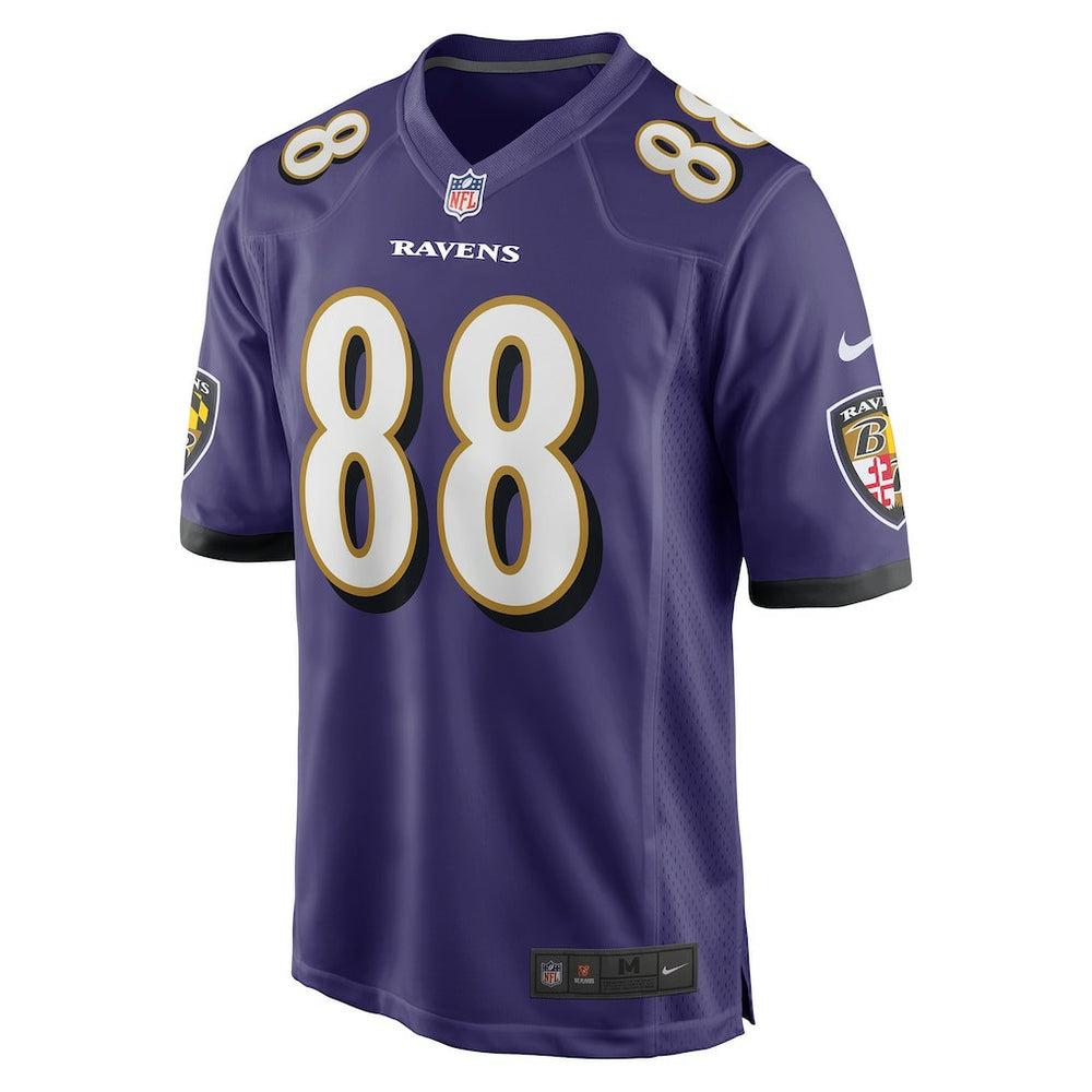 Nike Charlie Kolar Baltimore Ravens Player Game Jersey Purple