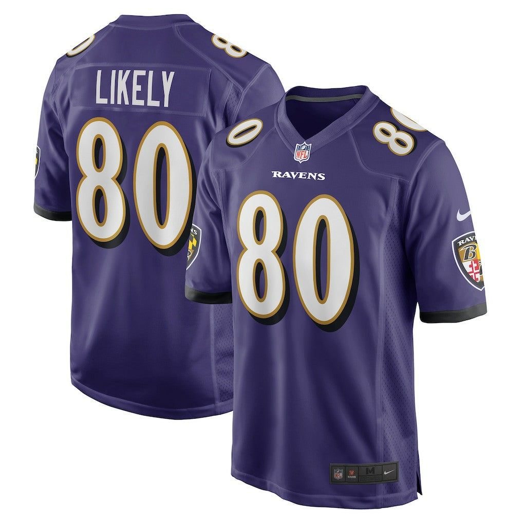 Nike Isaiah Likely Baltimore Ravens Player Game Jersey Purple