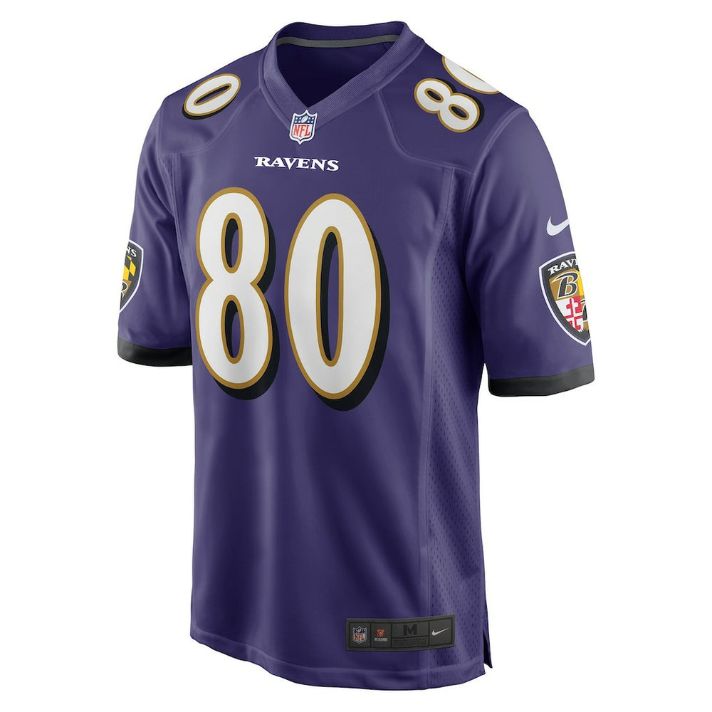 Nike Isaiah Likely Baltimore Ravens Player Game Jersey Purple