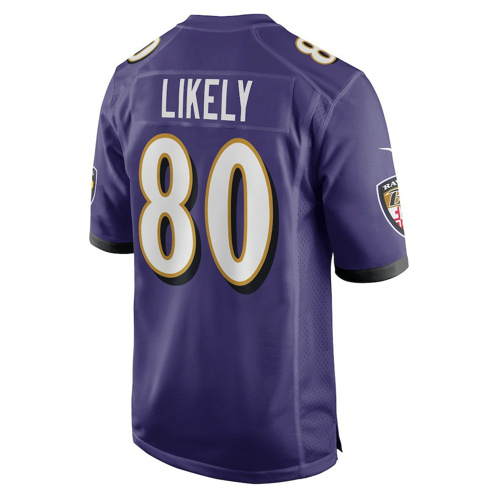 Nike Isaiah Likely Baltimore Ravens Player Game Jersey Purple