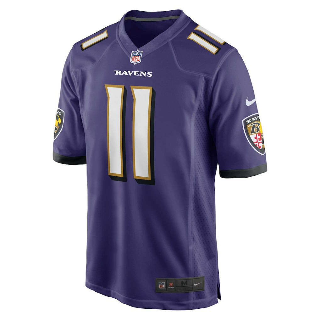 Nike Jordan Stout Baltimore Ravens Player Game Jersey Purple