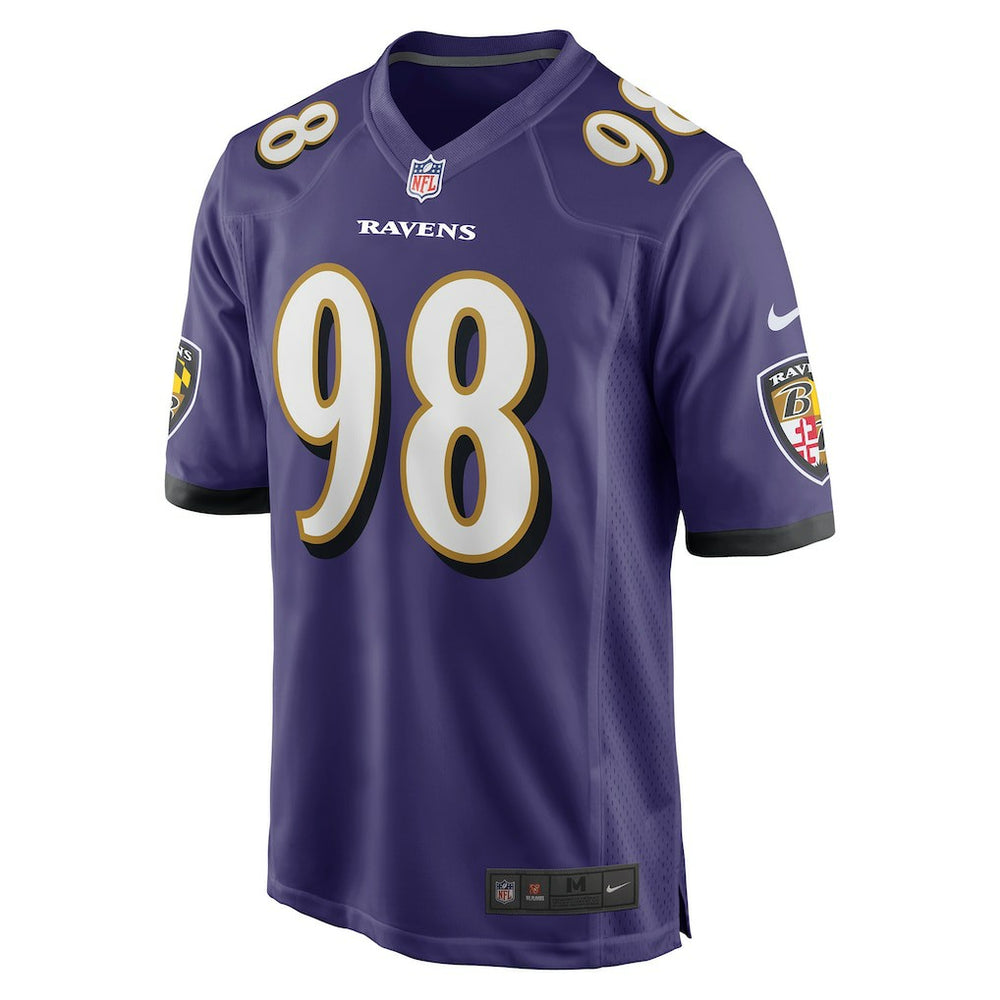 Nike Travis Jones Baltimore Ravens Player Game Jersey Purple