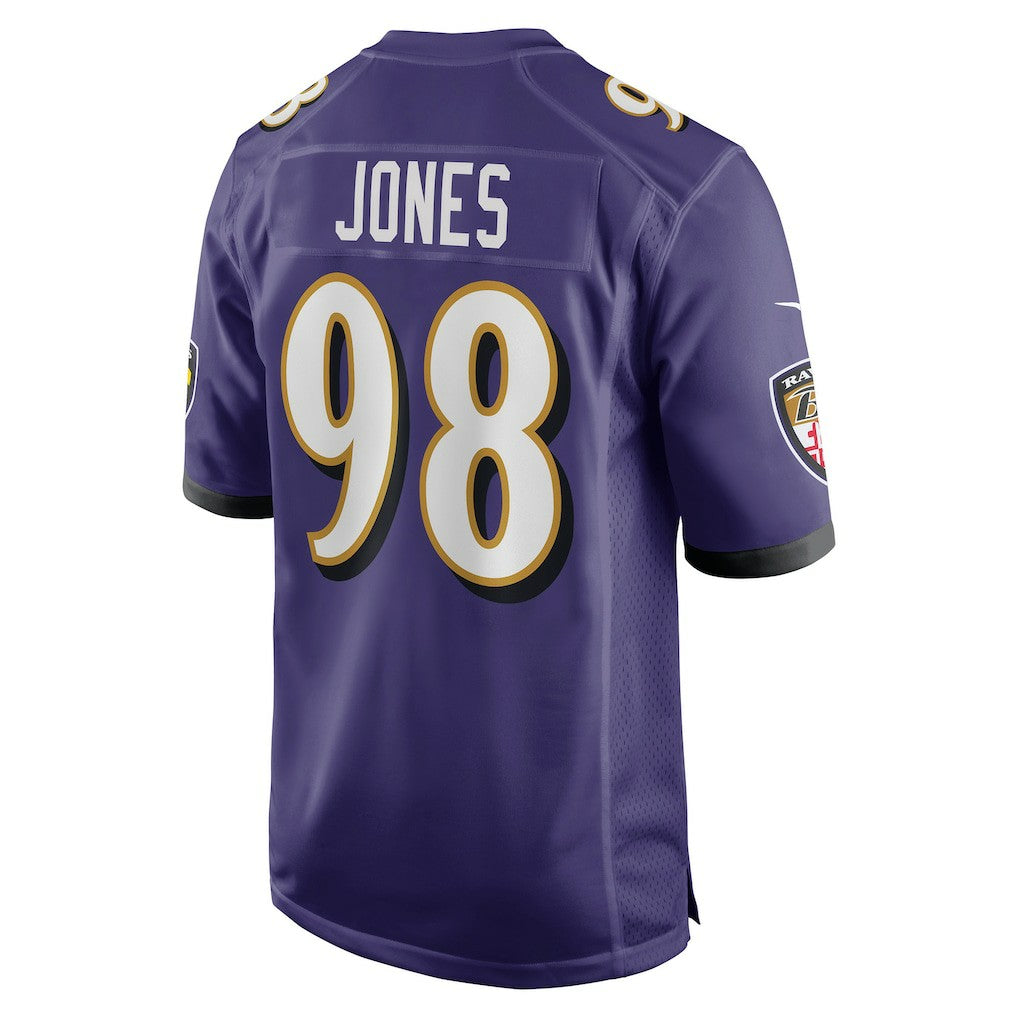 Nike Travis Jones Baltimore Ravens Player Game Jersey Purple