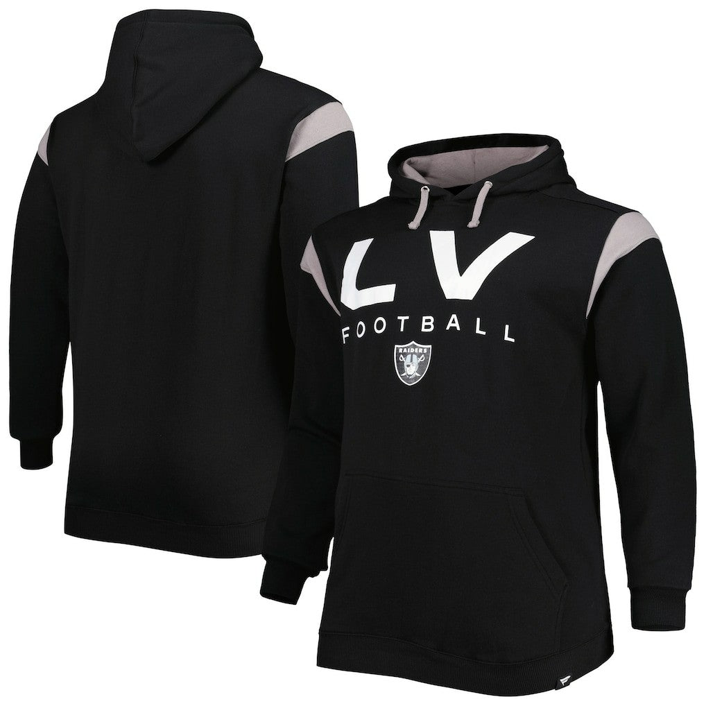 Fanatics Las Vegas Raiders Big & Tall Call the Shots Pullover Hoodie Black