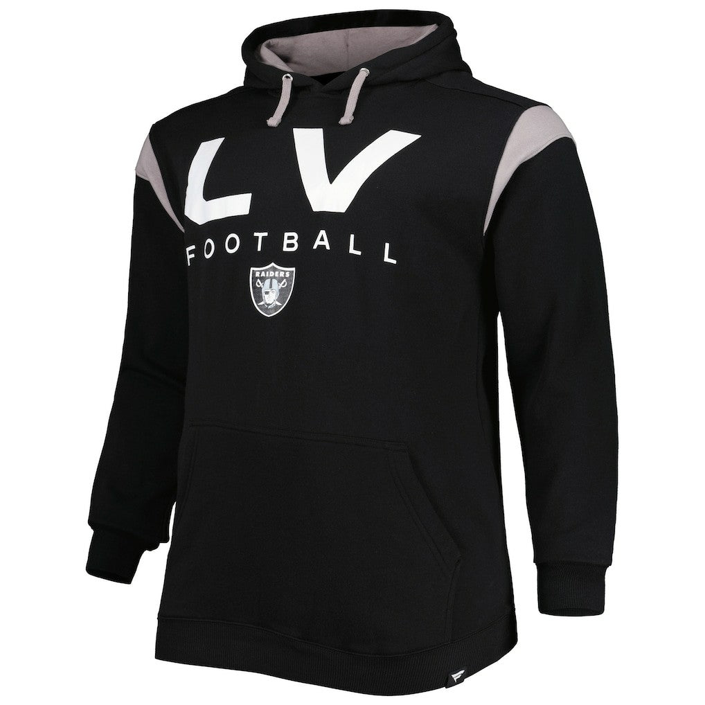 Fanatics Las Vegas Raiders Big & Tall Call the Shots Pullover Hoodie Black
