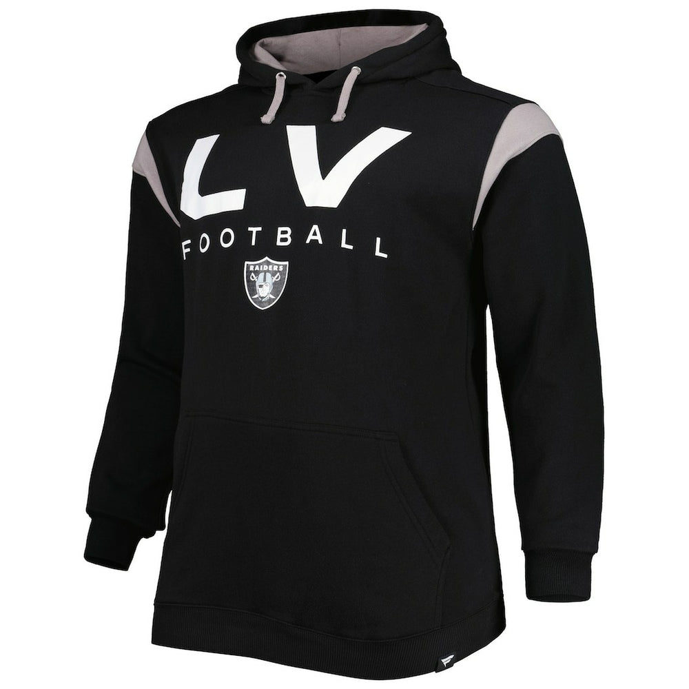 Fanatics Las Vegas Raiders Big & Tall Call the Shots Pullover Hoodie Black