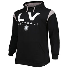 Fanatics Las Vegas Raiders Big & Tall Call the Shots Pullover Hoodie Black