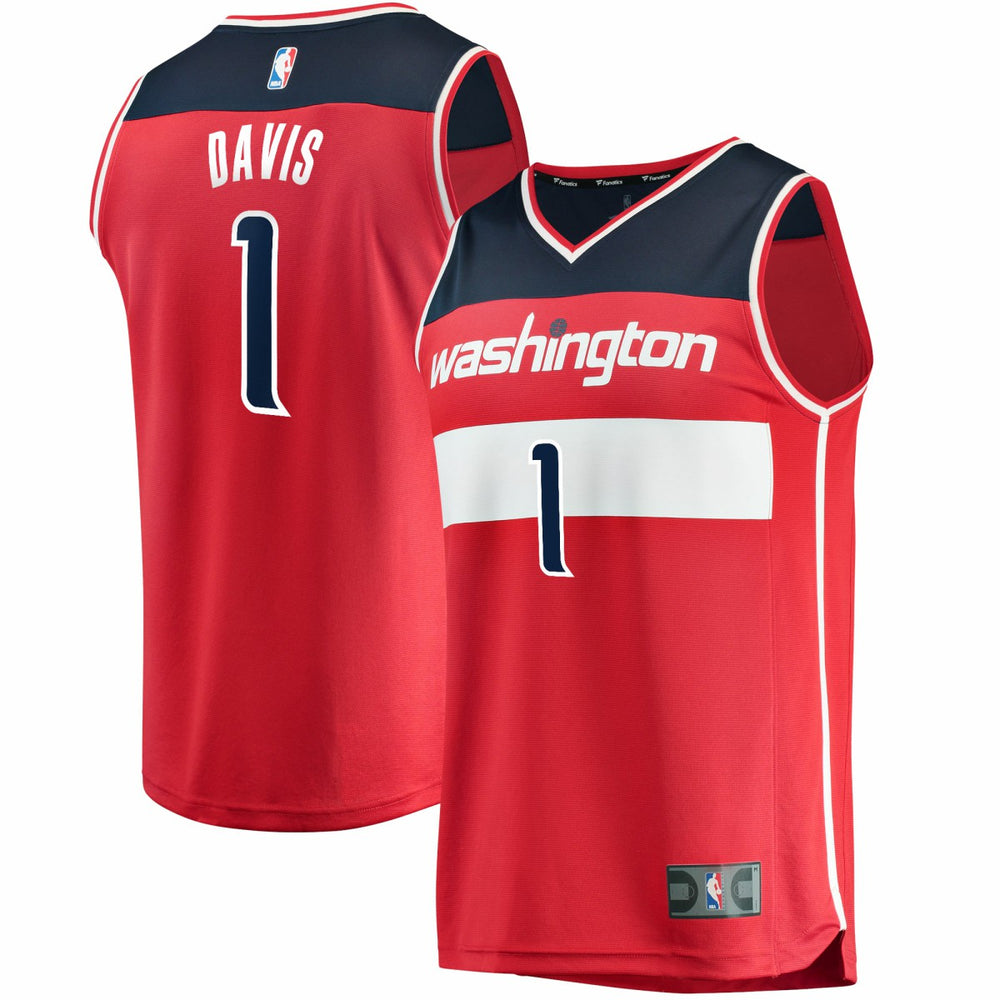 Johnny Davis Washington Wizards Youth Fast Break Replica Jersey Icon Edition Red | Fanatics