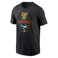 Roberto Clemente Pittsburgh Pirates Nike 50th Anniversary Commemorative T-Shirt - Black - Nike Discount