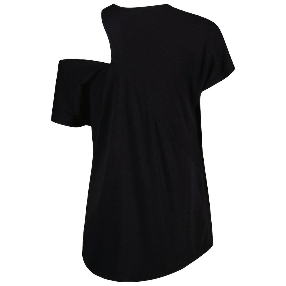Philadelphia Eagles KIYA TOMLIN Women's Cut Out Tri-Blend Shirt Black